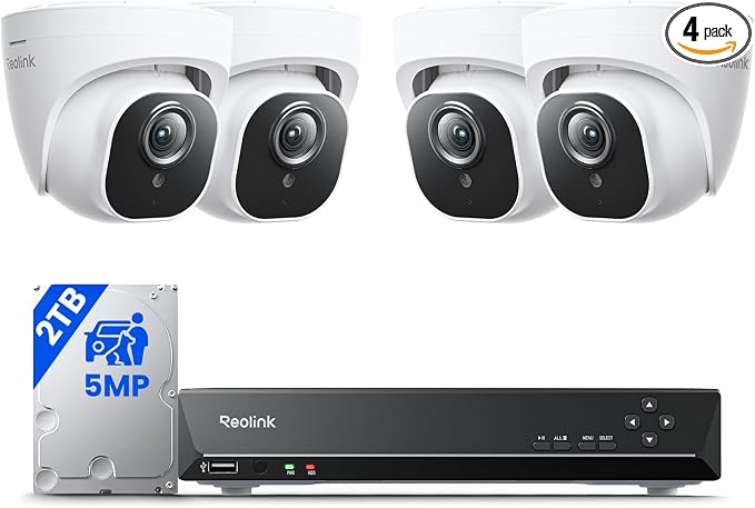 REOLINK RLK8-520D4-5MP 8-Channel NVR Kit