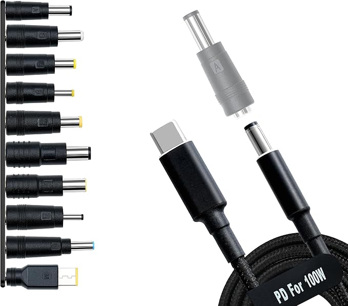 USB-C to DC Power Adapter Kit